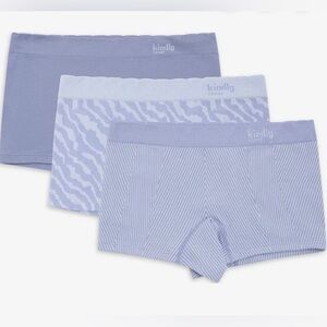 Kindly Yours Women's Seamless Boyshort Underwear Panties, 3-Pack, Size S 4/6 NEW